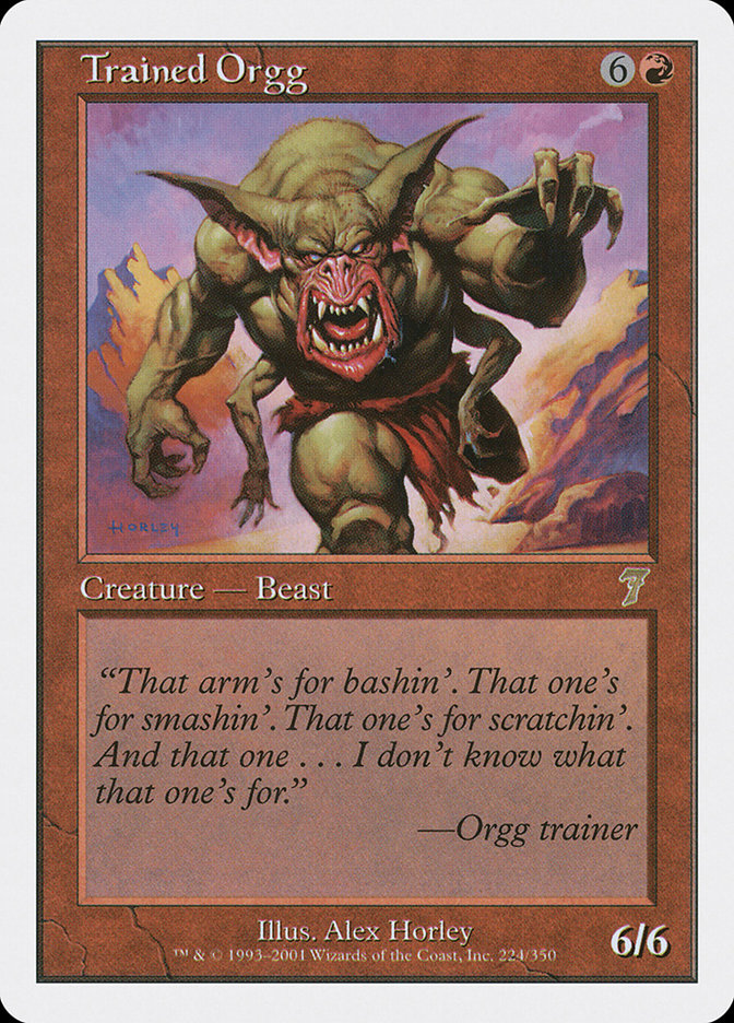 Trained Orgg [Seventh Edition] | Nerdhalla Games