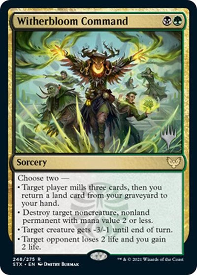 Witherbloom Command (Promo Pack) [Strixhaven: School of Mages Promos] | Nerdhalla Games