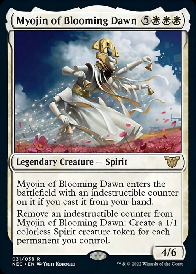 Myojin of Blooming Dawn [Kamigawa: Neon Dynasty Commander] | Nerdhalla Games