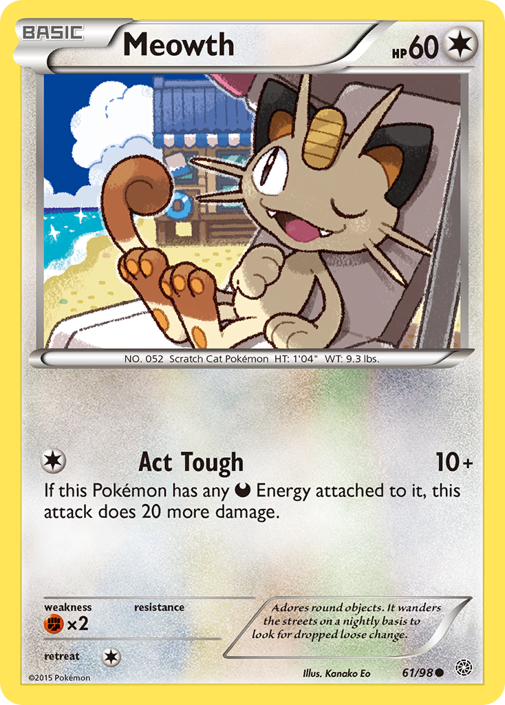 Meowth (61/98) [XY: Ancient Origins] | Nerdhalla Games