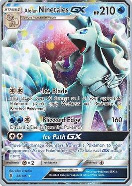 Alolan Ninetales GX (22/145) (Ice Path FTW - Zachary Bokhari) [World Championships 2017] | Nerdhalla Games