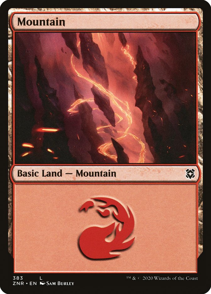 Mountain (383) [Zendikar Rising] | Nerdhalla Games