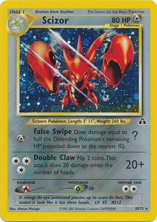 Scizor (10/75) [Neo Discovery Unlimited] | Nerdhalla Games