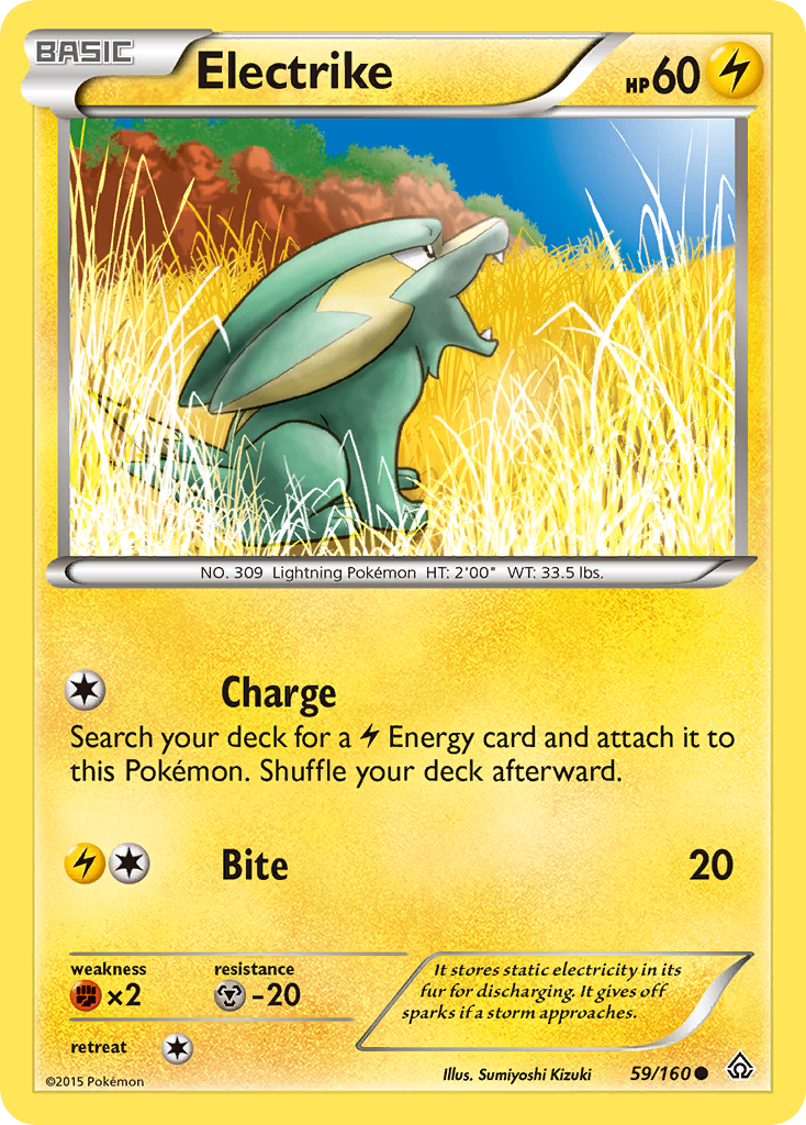 Electrike (59/160) [XY: Primal Clash] | Nerdhalla Games