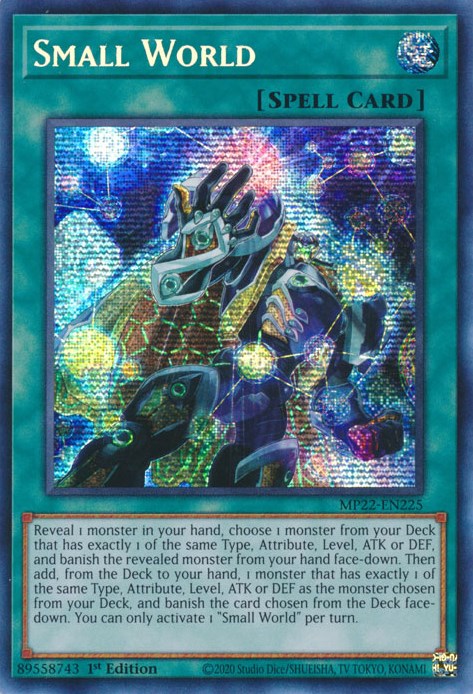 Small World [MP22-EN225] Prismatic Secret Rare | Nerdhalla Games