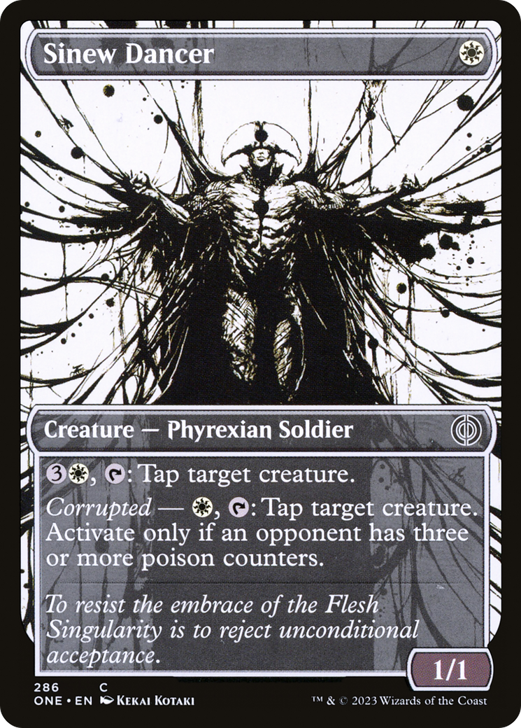 Sinew Dancer (Showcase Ichor) [Phyrexia: All Will Be One] | Nerdhalla Games