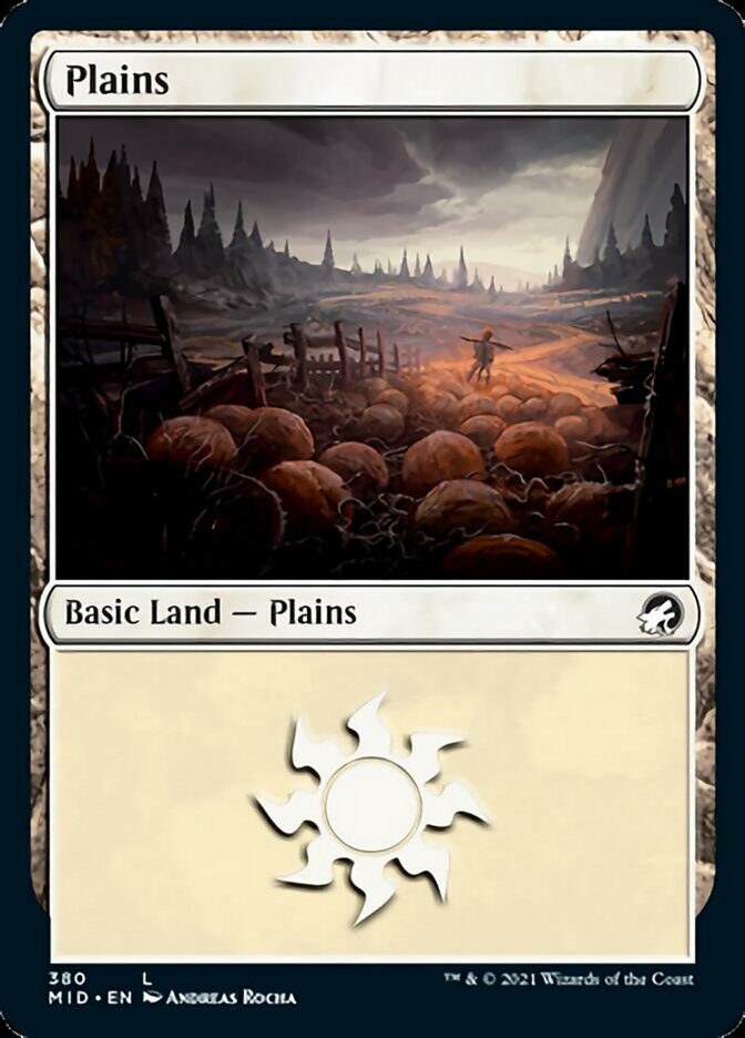 Plains (380) [Innistrad: Midnight Hunt] | Nerdhalla Games