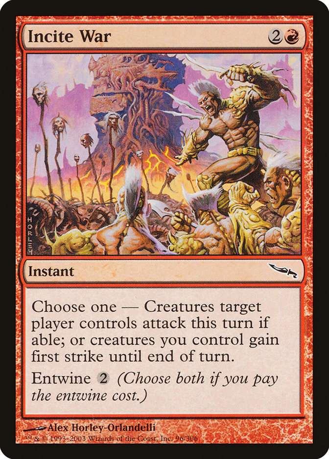 Incite War [Mirrodin] | Nerdhalla Games