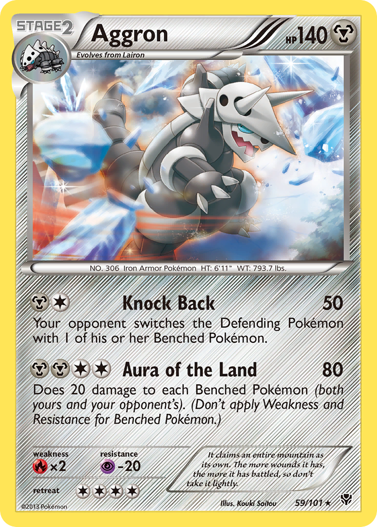 Aggron (59/101) [Black & White: Plasma Blast] | Nerdhalla Games