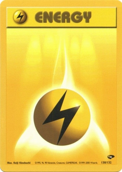 Lightning Energy (130/132) [Gym Challenge Unlimited] | Nerdhalla Games