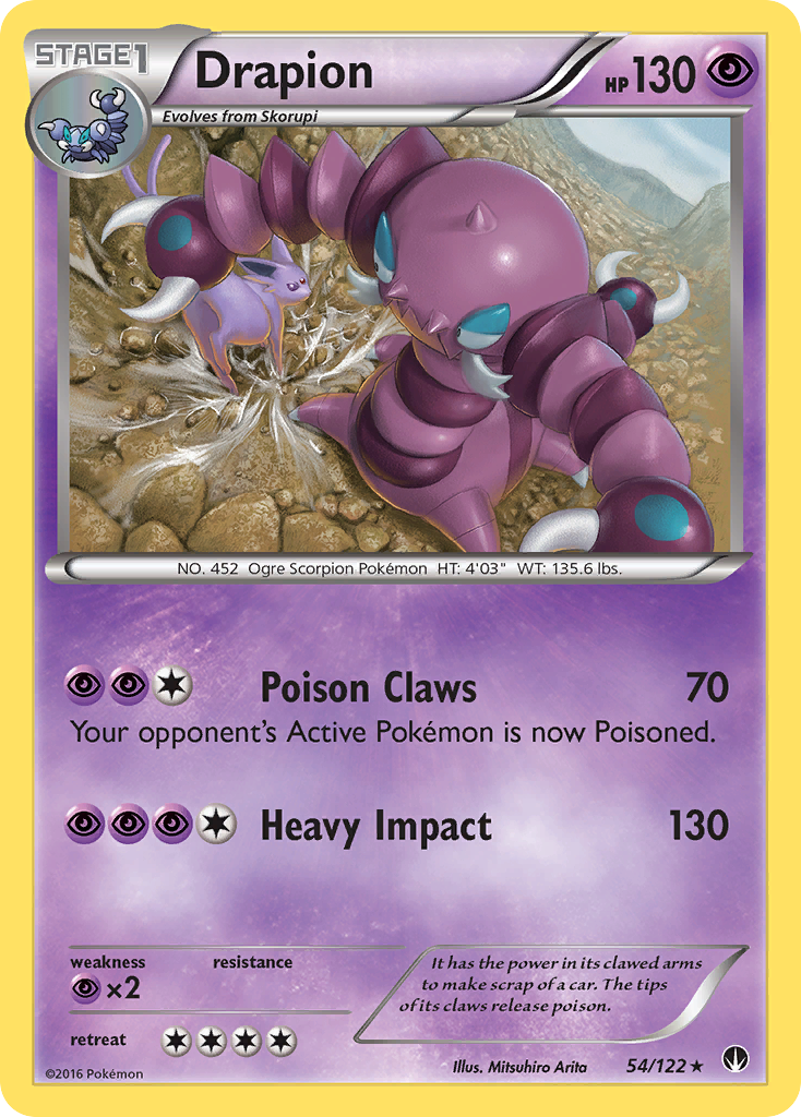 Drapion (54/122) [XY: BREAKpoint] | Nerdhalla Games