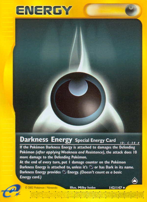 Darkness Energy (142/147) [Aquapolis] | Nerdhalla Games