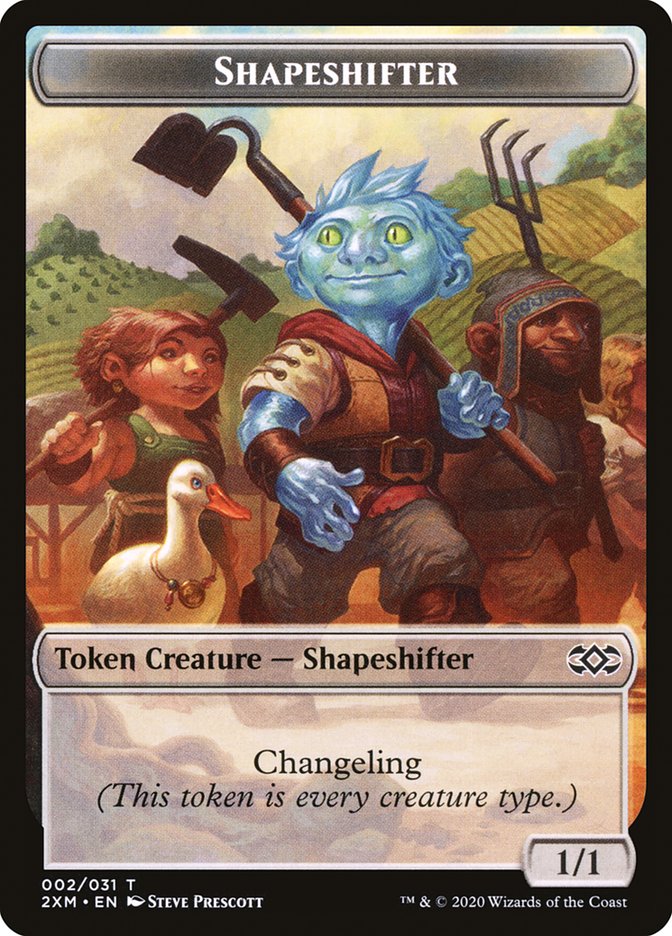 Shapeshifter Token [Double Masters] | Nerdhalla Games