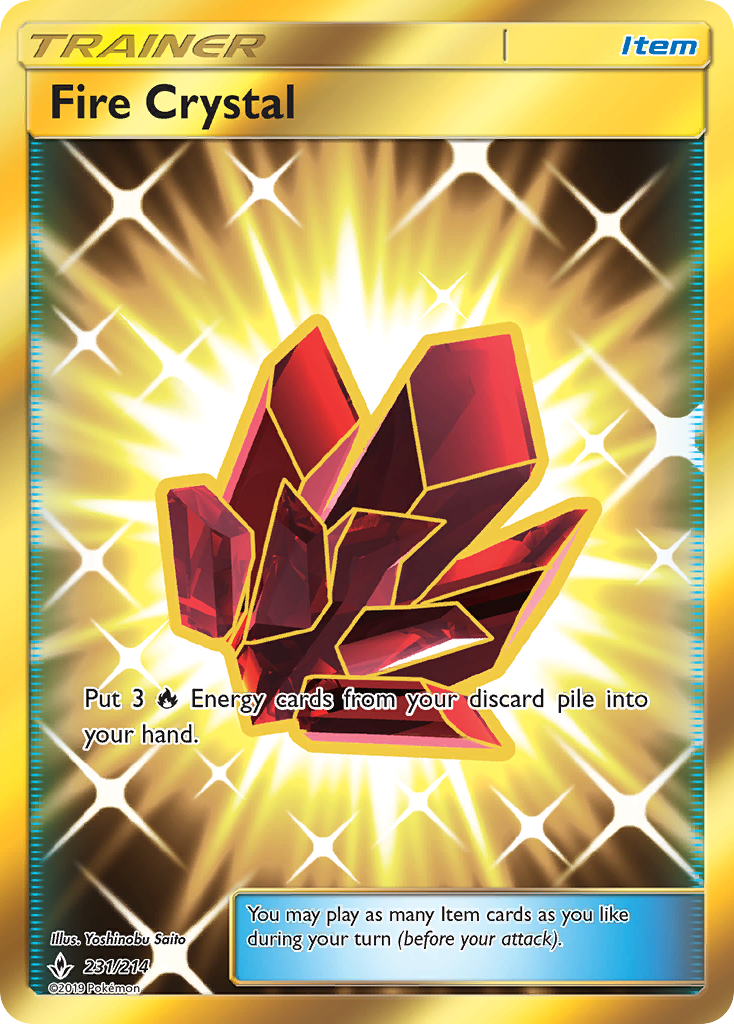 Fire Crystal (231/214) [Sun & Moon: Unbroken Bonds] | Nerdhalla Games