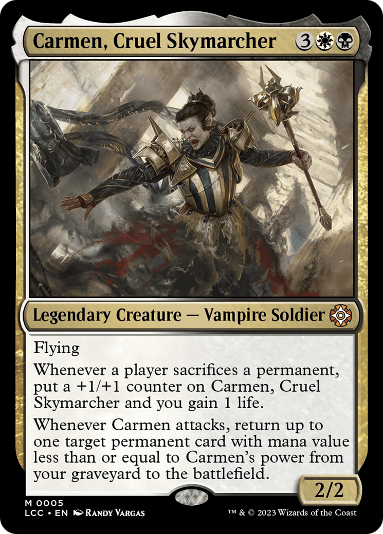 Carmen, Cruel Skymarcher [The Lost Caverns of Ixalan Commander] | Nerdhalla Games