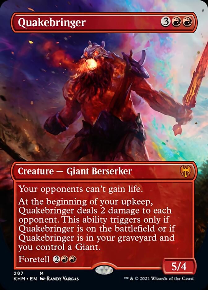 Quakebringer (Borderless Alternate Art) [Kaldheim] | Nerdhalla Games