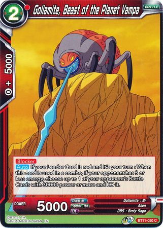 Goliamite, Beast of the Planet Vampa [BT11-020] | Nerdhalla Games