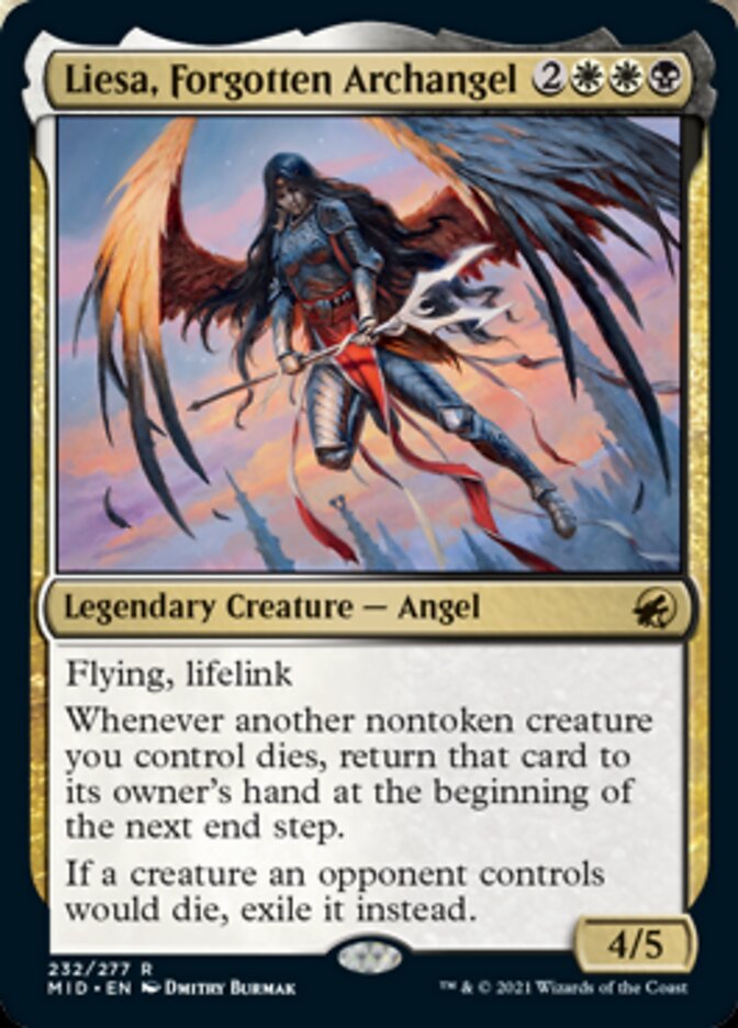 Liesa, Forgotten Archangel [Innistrad: Midnight Hunt] | Nerdhalla Games