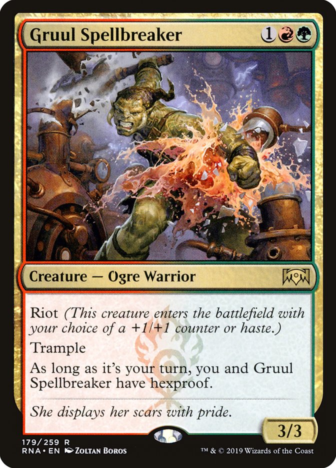 Gruul Spellbreaker [Ravnica Allegiance] | Nerdhalla Games