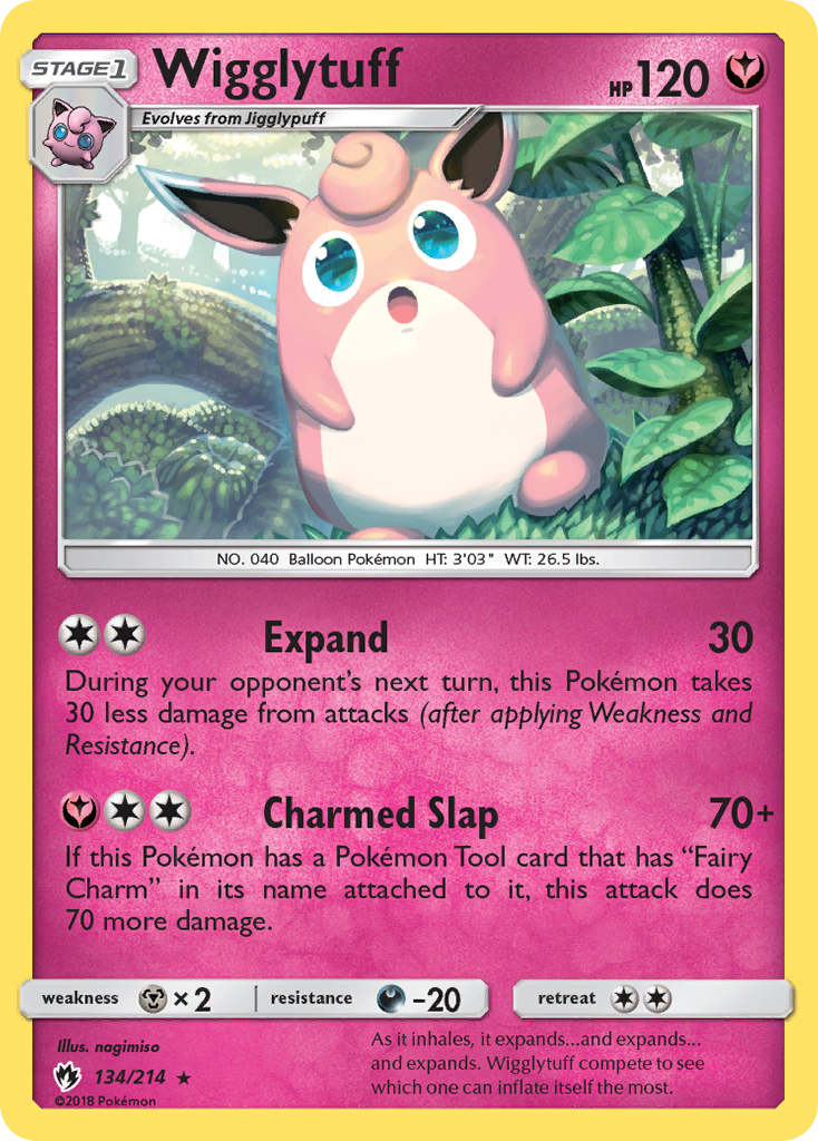 Wigglytuff (134/214) [Sun & Moon: Lost Thunder] | Nerdhalla Games