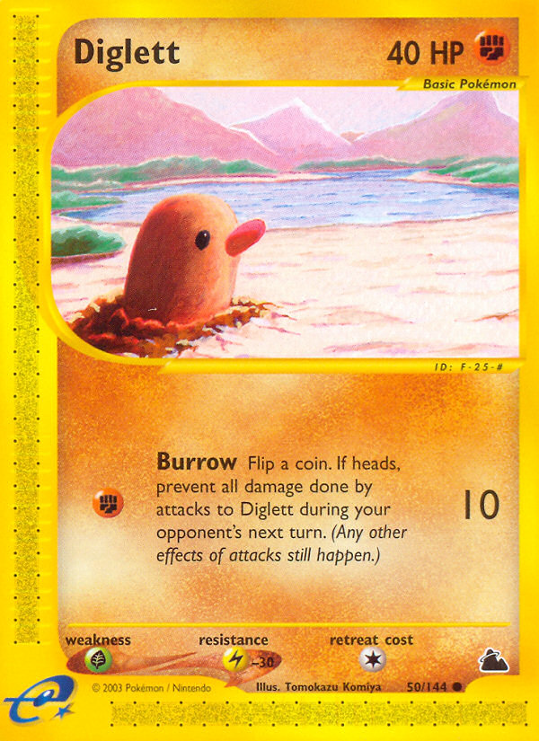 Diglett (50/144) [Skyridge] | Nerdhalla Games