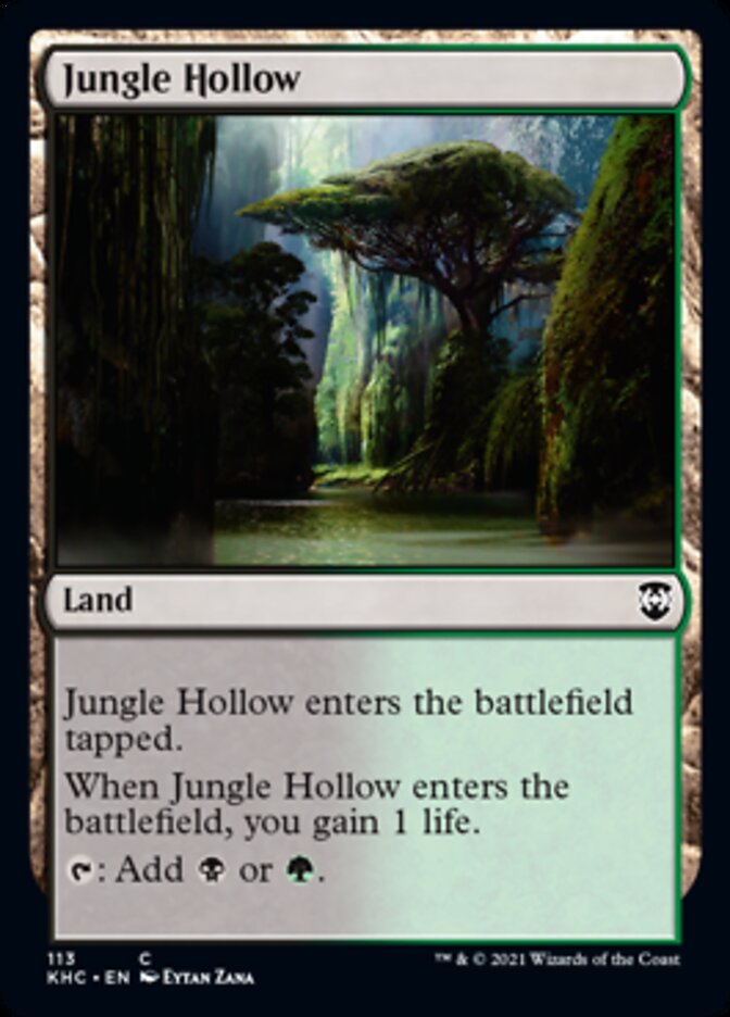 Jungle Hollow [Kaldheim Commander] | Nerdhalla Games