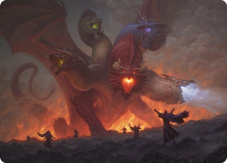 Tiamat Art Card [Dungeons & Dragons: Adventures in the Forgotten Realms Art Series] | Nerdhalla Games