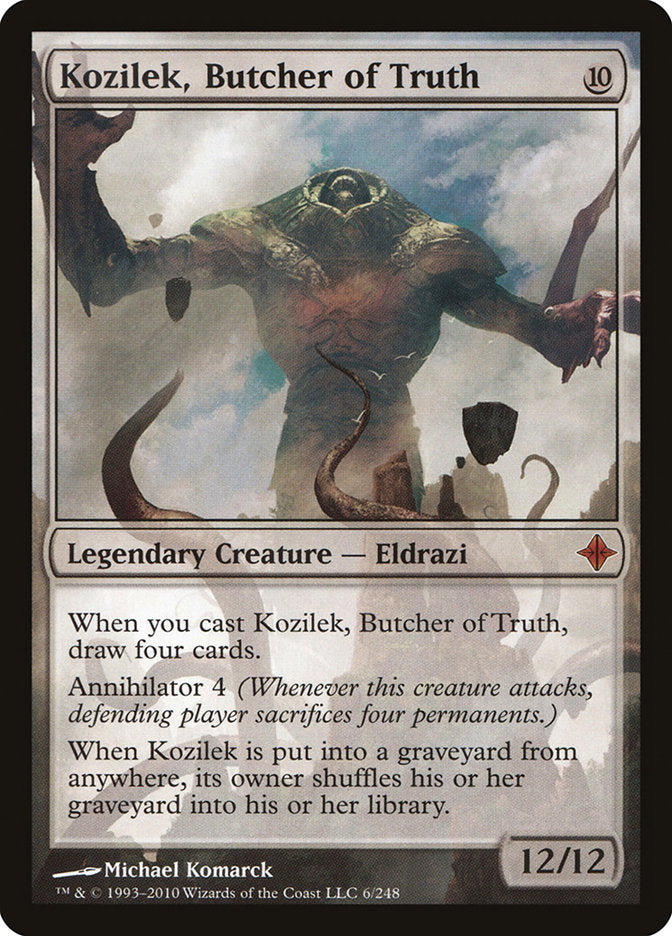 Kozilek, Butcher of Truth [Rise of the Eldrazi] | Nerdhalla Games