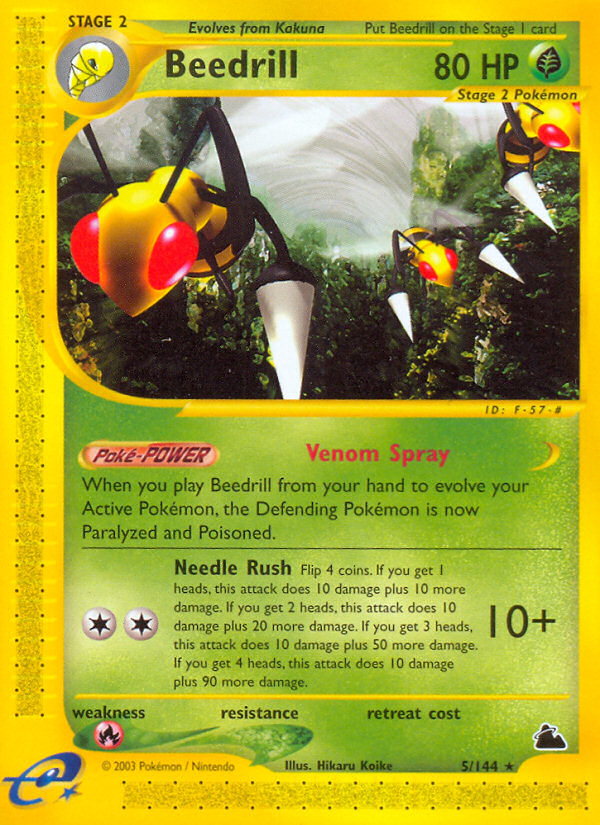 Beedrill (5/144) [Skyridge] | Nerdhalla Games