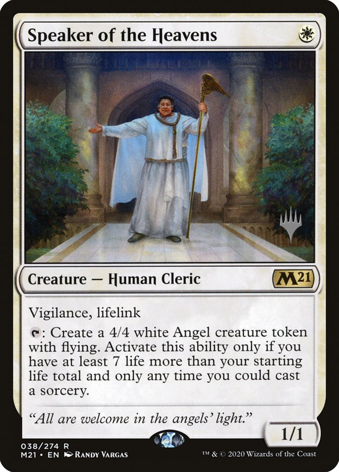 Speaker of the Heavens (Promo Pack) [Core Set 2021 Promos] | Nerdhalla Games