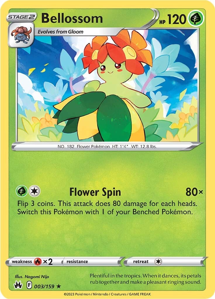 Bellossom (003/159) [Sword & Shield: Crown Zenith] | Nerdhalla Games