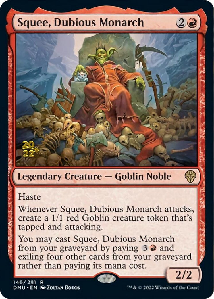 Squee, Dubious Monarch [Dominaria United Prerelease Promos] | Nerdhalla Games