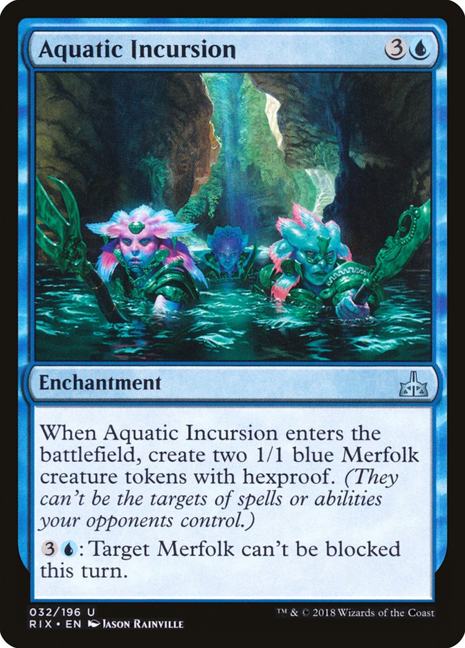 Aquatic Incursion [Rivals of Ixalan] | Nerdhalla Games