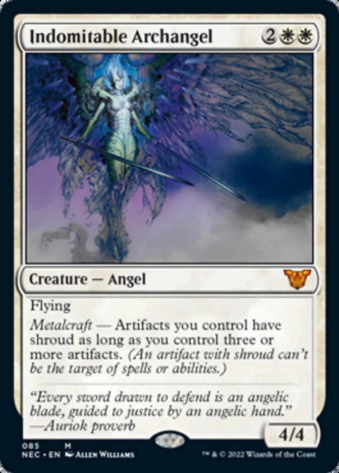 Indomitable Archangel [Kamigawa: Neon Dynasty Commander] | Nerdhalla Games