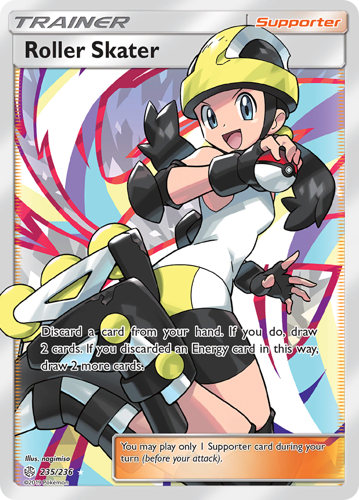 Roller Skater (235/236) [Sun & Moon: Cosmic Eclipse] | Nerdhalla Games