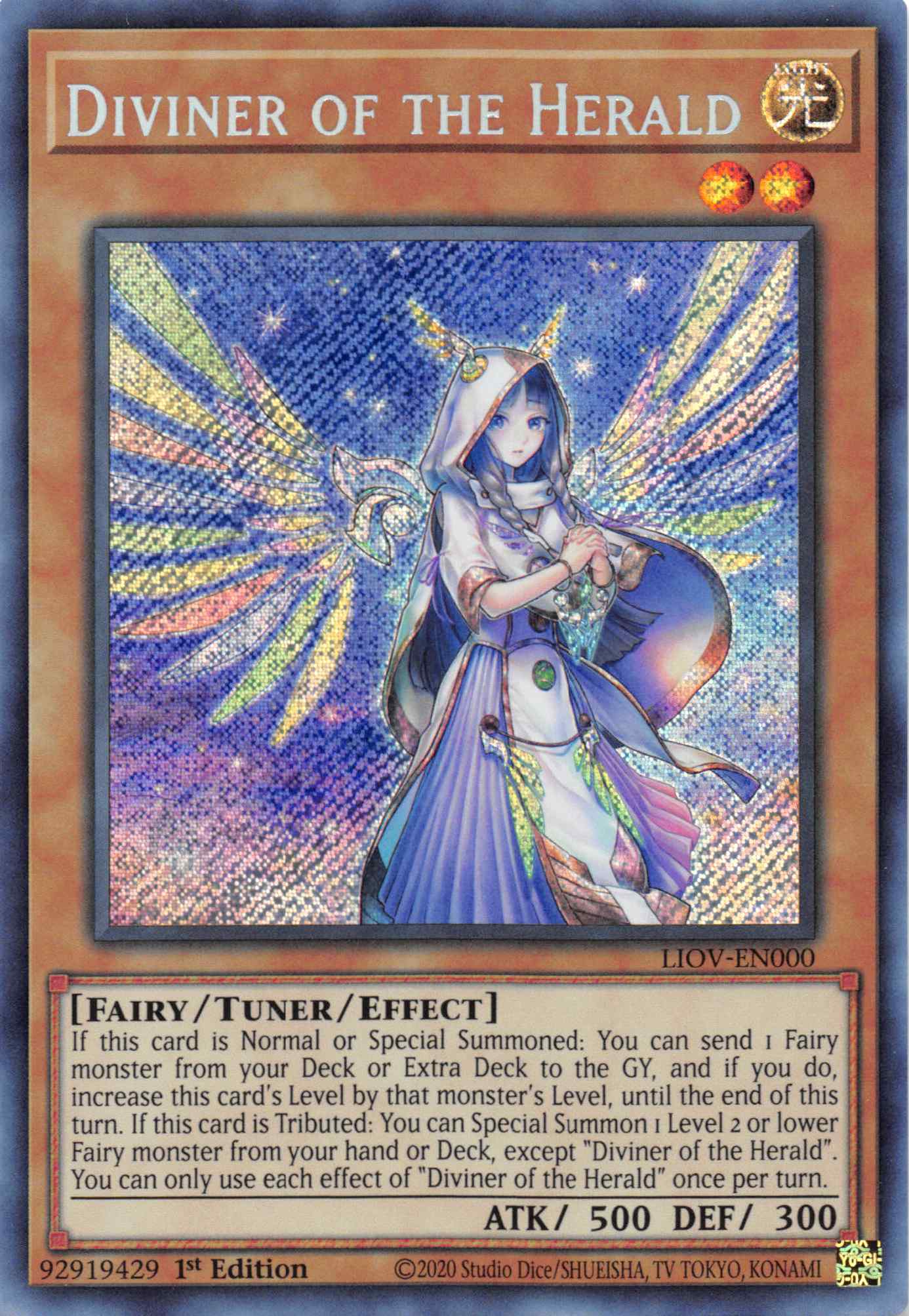 Diviner of the Herald [LIOV-EN000] Secret Rare | Nerdhalla Games