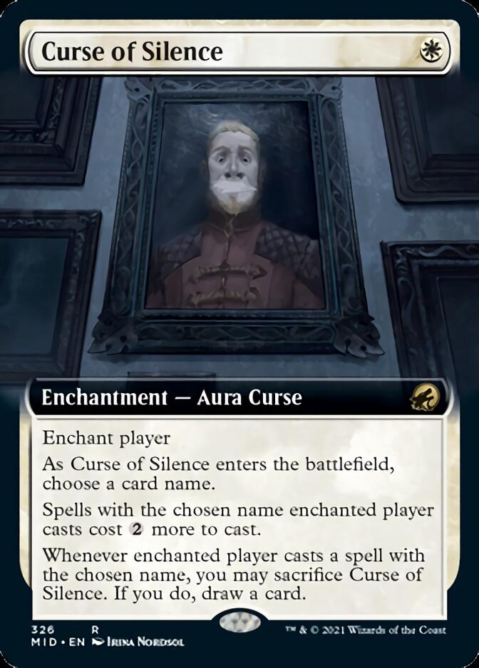 Curse of Silence (Extended) [Innistrad: Midnight Hunt] | Nerdhalla Games