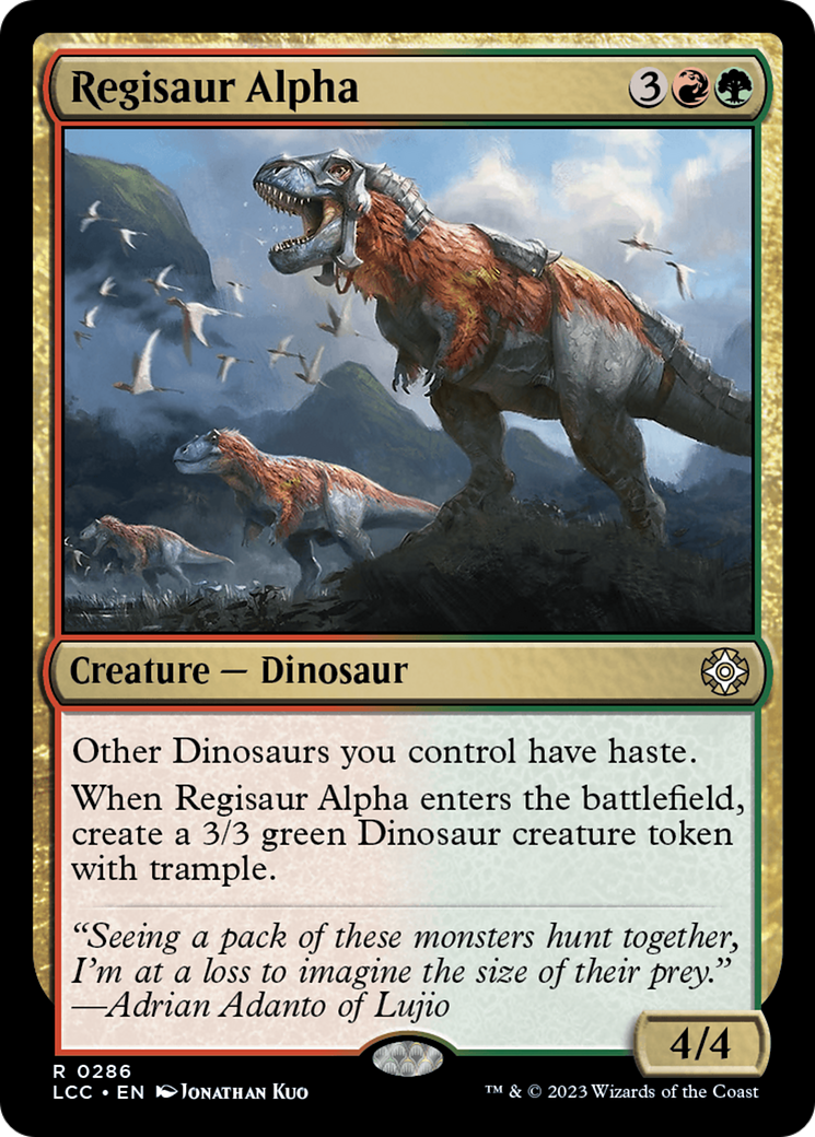 Regisaur Alpha [The Lost Caverns of Ixalan Commander] | Nerdhalla Games