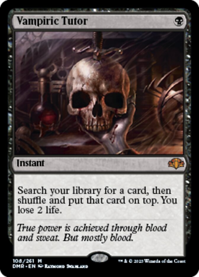 Vampiric Tutor [Dominaria Remastered] | Nerdhalla Games