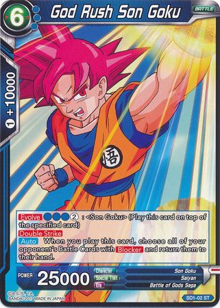 God Rush Son Goku (Starter Deck - The Awakening) [SD1-02] | Nerdhalla Games