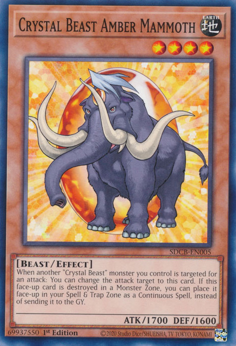 Crystal Beast Amber Mammoth [SDCB-EN005] Common | Nerdhalla Games