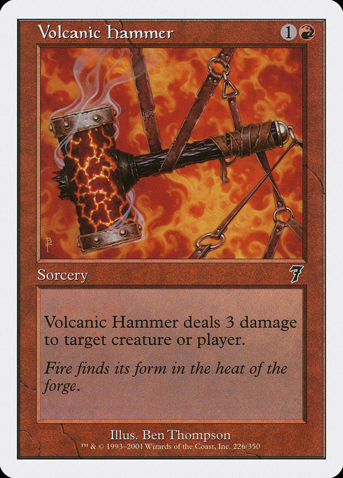 Volcanic Hammer [Seventh Edition] | Nerdhalla Games