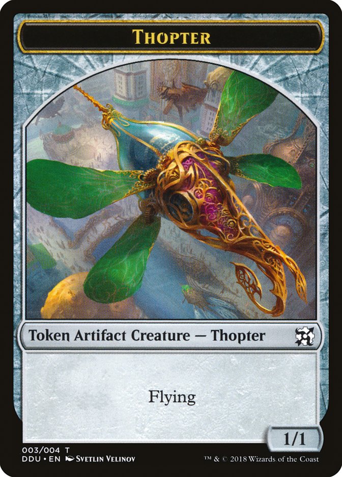 Thopter (003/004) [Duel Decks: Elves vs. Inventors Tokens] | Nerdhalla Games