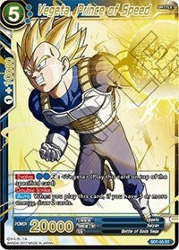 Vegeta, Prince of Speed (Foil) [SD1-05] | Nerdhalla Games