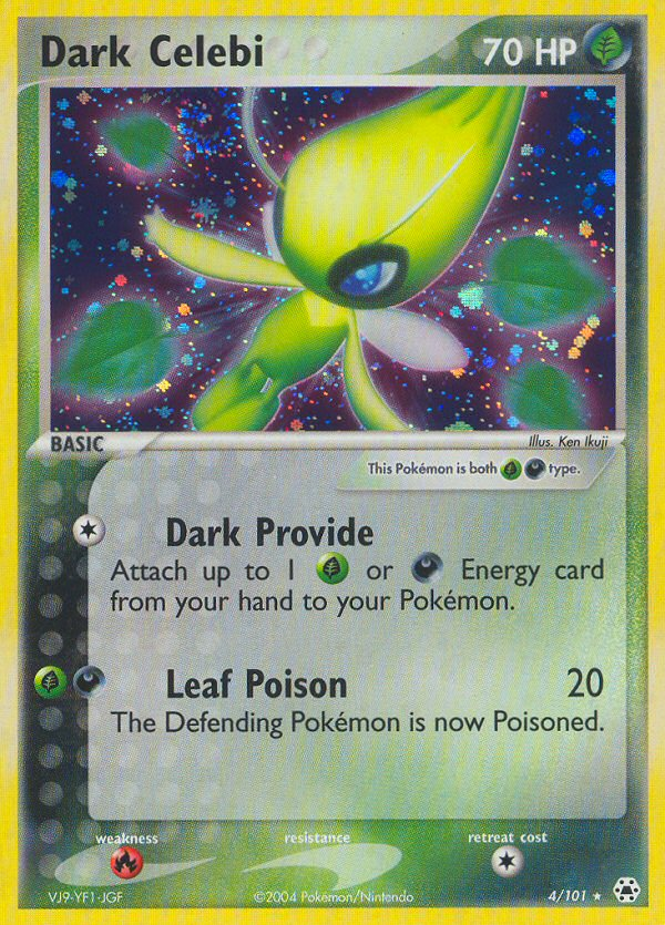 Dark Celebi (4/101) [EX: Hidden Legends] | Nerdhalla Games