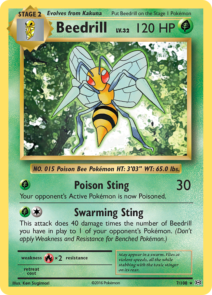 Beedrill (7/108) [XY: Evolutions] | Nerdhalla Games