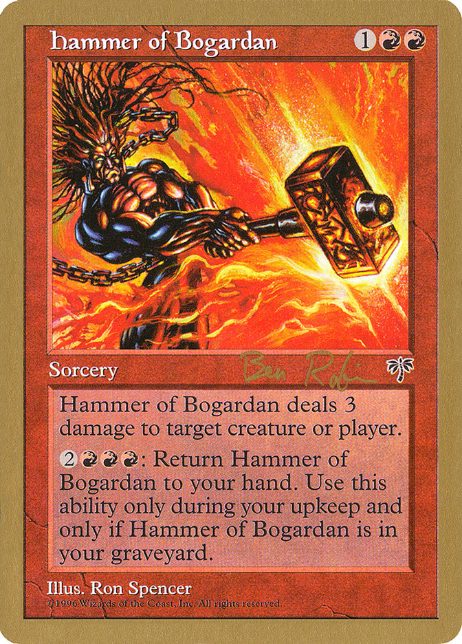 Hammer of Bogardan (Ben Rubin) [World Championship Decks 1998] | Nerdhalla Games