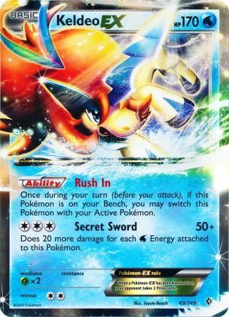 Keldeo EX (49/149) (Jumbo Card) [Black & White: Boundaries Crossed] | Nerdhalla Games