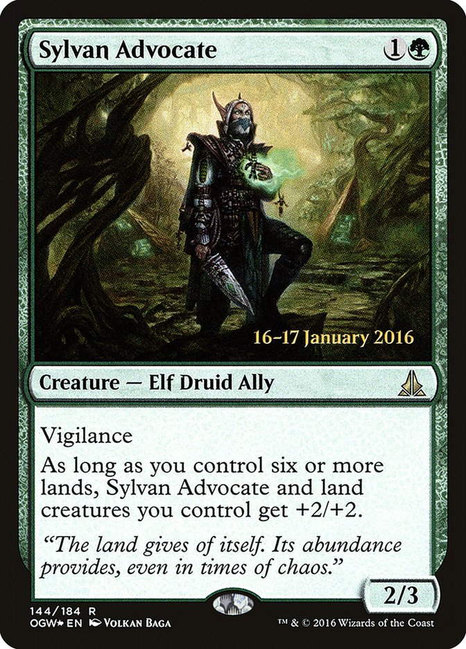 Sylvan Advocate [Oath of the Gatewatch Prerelease Promos] | Nerdhalla Games