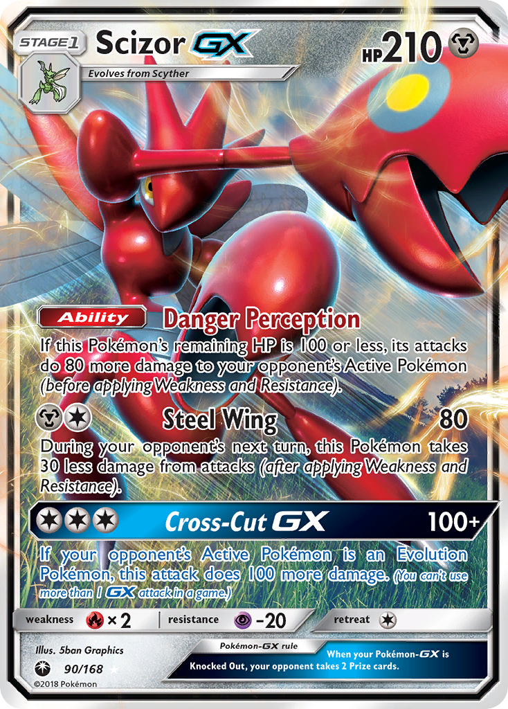 Scizor GX (90/168) [Sun & Moon: Celestial Storm] | Nerdhalla Games